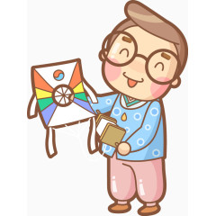 母亲节装饰卡通人物