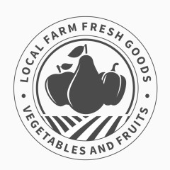 蔬菜水果 标签 勋章