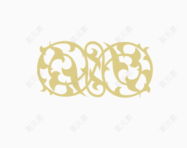 金丝线花纹   花纹素材   花草