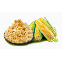 玉米和玉米粒