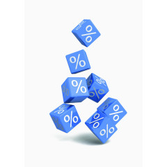 蓝色不规则图形