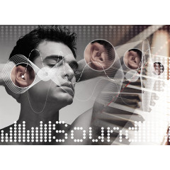 人像耳朵科技未来