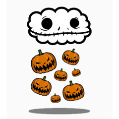 创意设计南瓜头人物