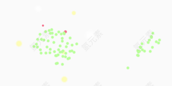 漂浮色点
