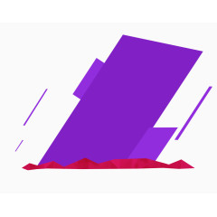 紫色不规则图形装饰图案