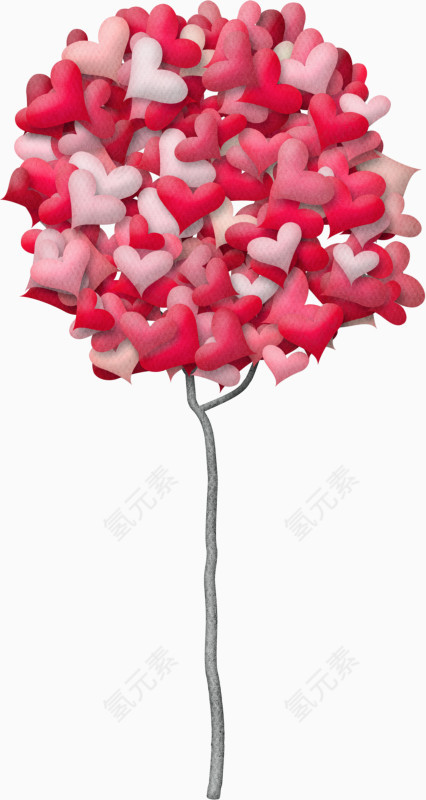 创意爱心大树
