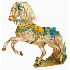 马戏团油画素材