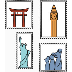 美国自由女神邮票