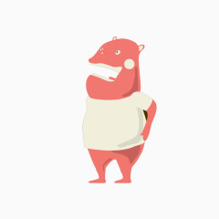 卡通河马身体出现