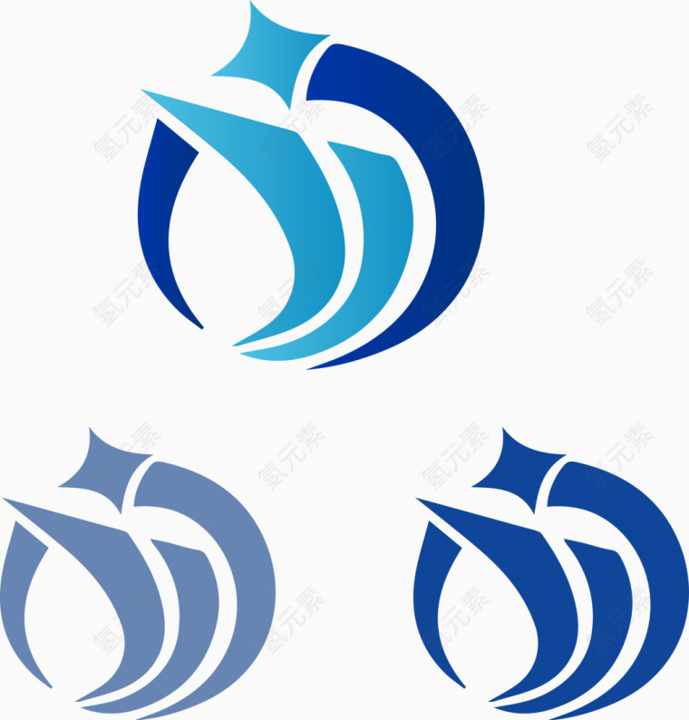 矢量金融科技logo
