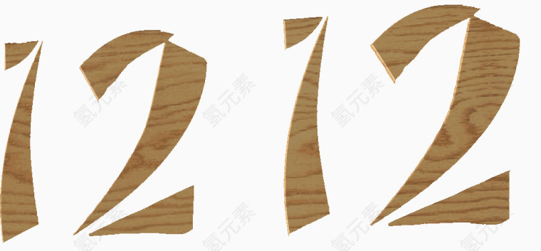 木质双12素材