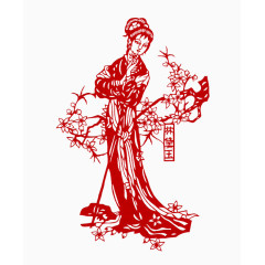 红楼梦人物剪纸