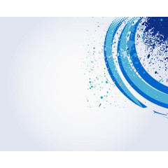 ppt背景蓝色和白色的半圆形