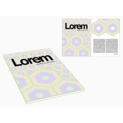 潮流白色封面模版