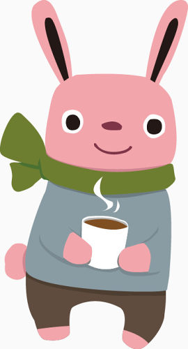 可爱卡通兔兔图案