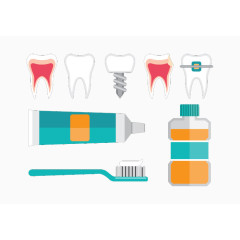 矢量家用卫生用品牙膏