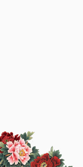 彩色温暖装饰花丛