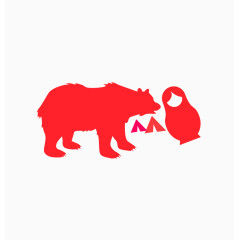 矢量城市剪影出行