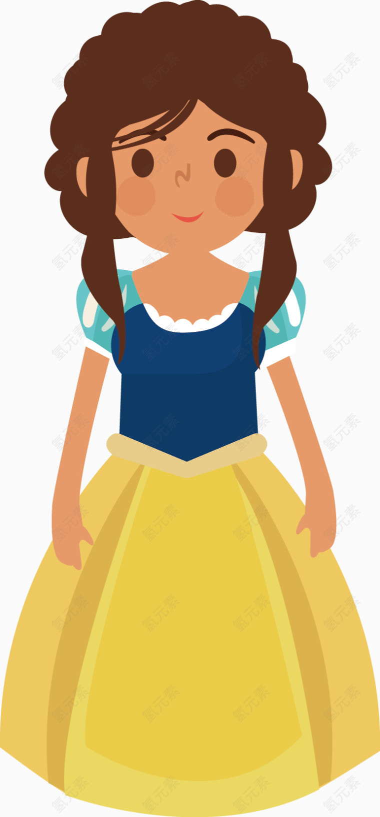 幼儿园宝贝喜欢的可爱女布娃娃