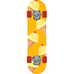 卡通雪糕滑板车