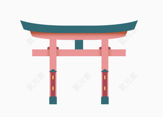 日本神社门