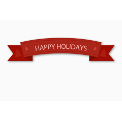 假期快乐小标签