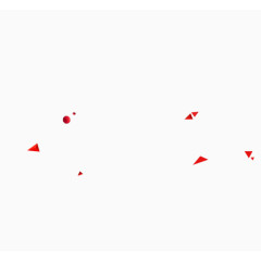 漂浮的圆和三角形