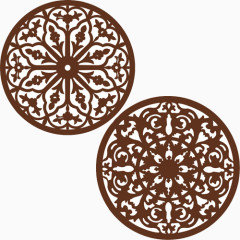 圆形螺旋图纹素材图片