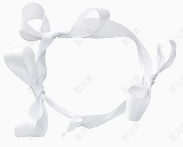 蝴蝶结丝带打结