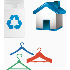 矢量手绘环保图标