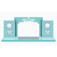 蒂芙尼兰舞台迎宾区背景