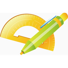 尺子png矢量素材