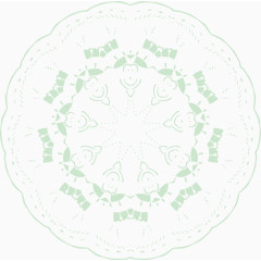 绿色圆环矢量图