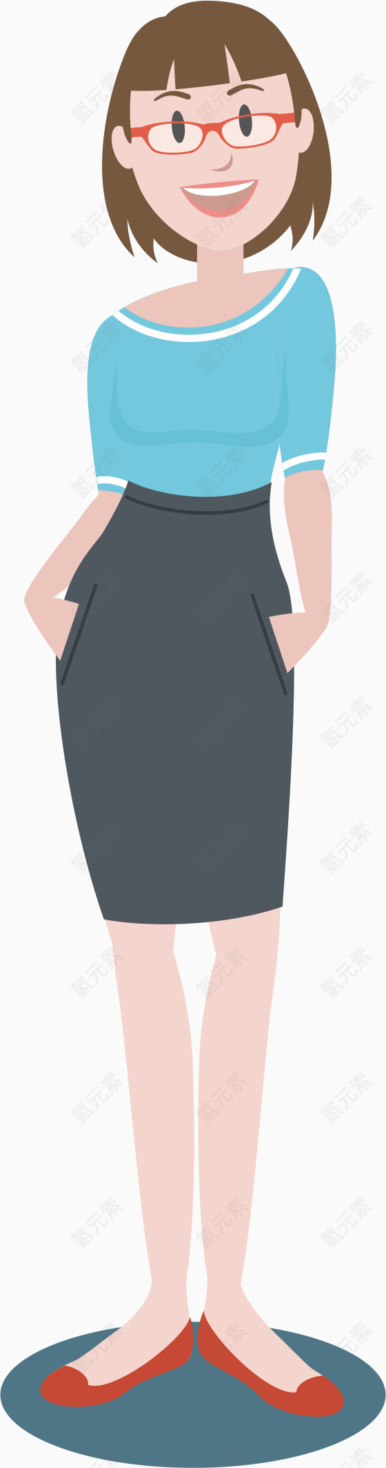 乐观的女孩