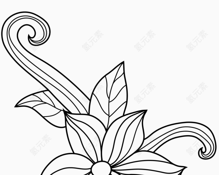 可爱装饰图案矢量