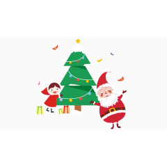 圣诞节卡通图案