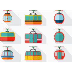 矢量图缆车