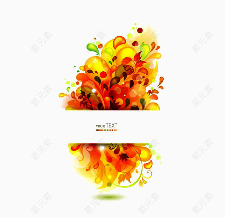 几何花纹边框卡片背景