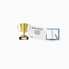 白色现代办公用品