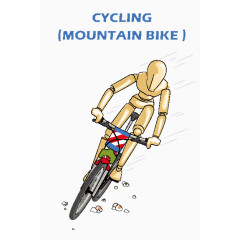 创意木偶运动人物设计矢量素材