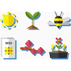 矢量图园林艺术