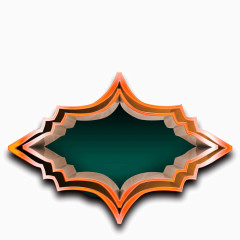 卡通不规则的几何