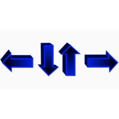 蓝色极简指南针指向