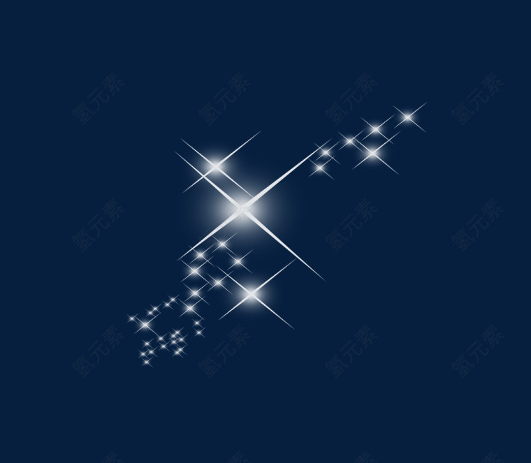 效果元素 星光 发光效果 圆点