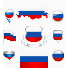 矢量俄罗斯国旗
