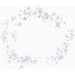 雪花装饰图案