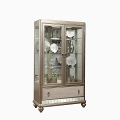现代美式镜面储物柜
