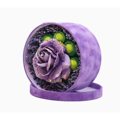 紫色花朵礼盒