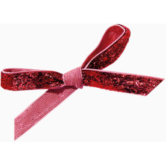 红色漂亮蝴蝶结布条