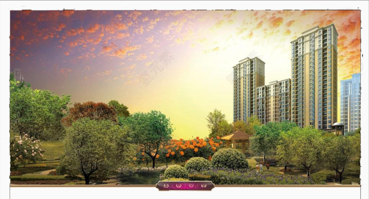 房地产建筑海报素材